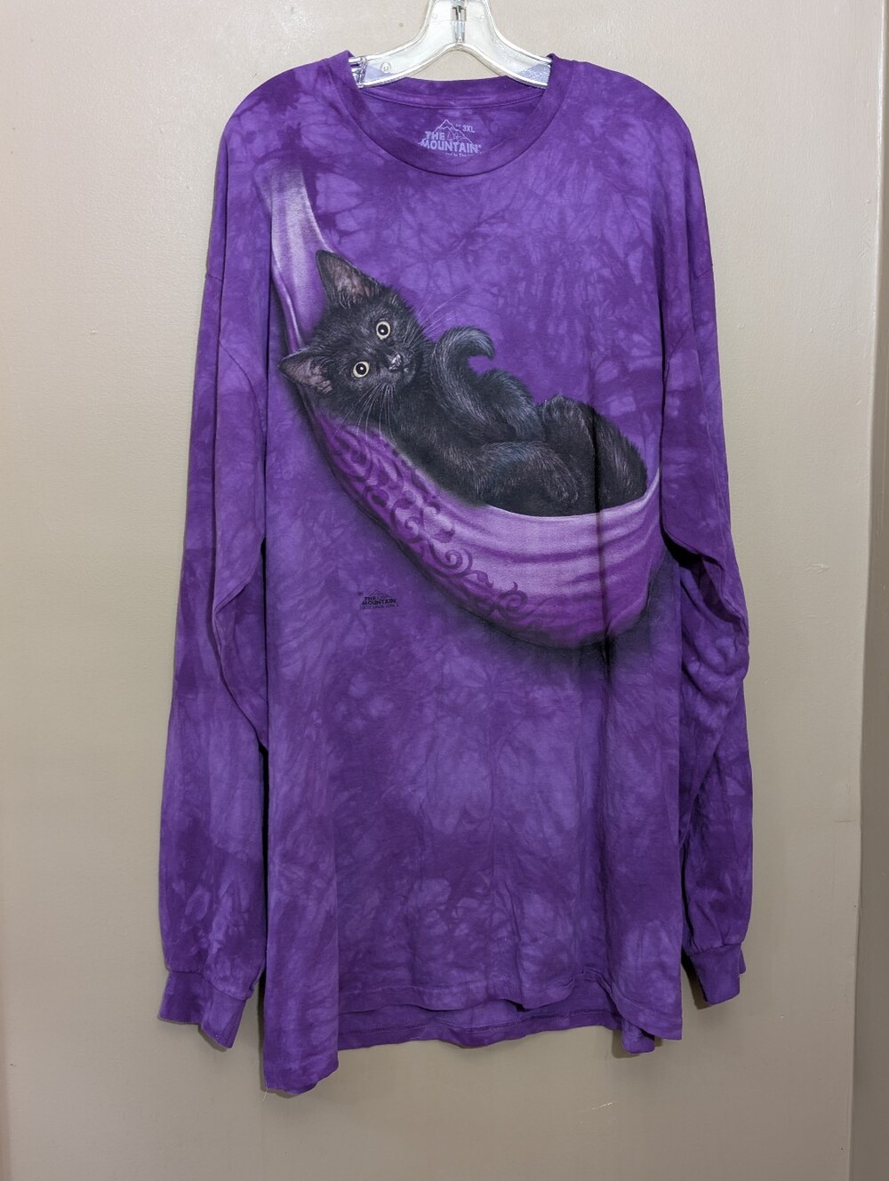 The Mountain Shirt Size 3XL Unisex Cat’s Cradle Little Tie Dye Cat Lady